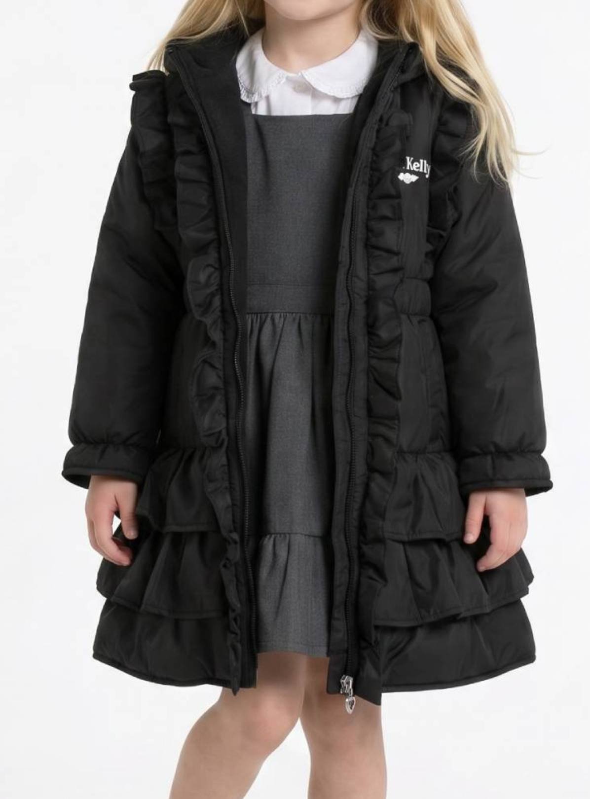 LELLI KELLY Bella Fleece Lined Padded Coat Black 
