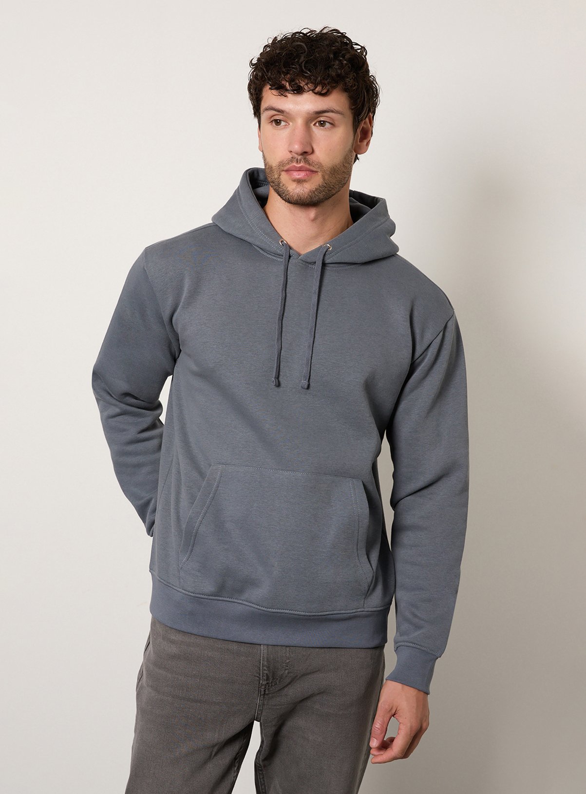 BURTON Blue Grey Overhead Hoodie 
