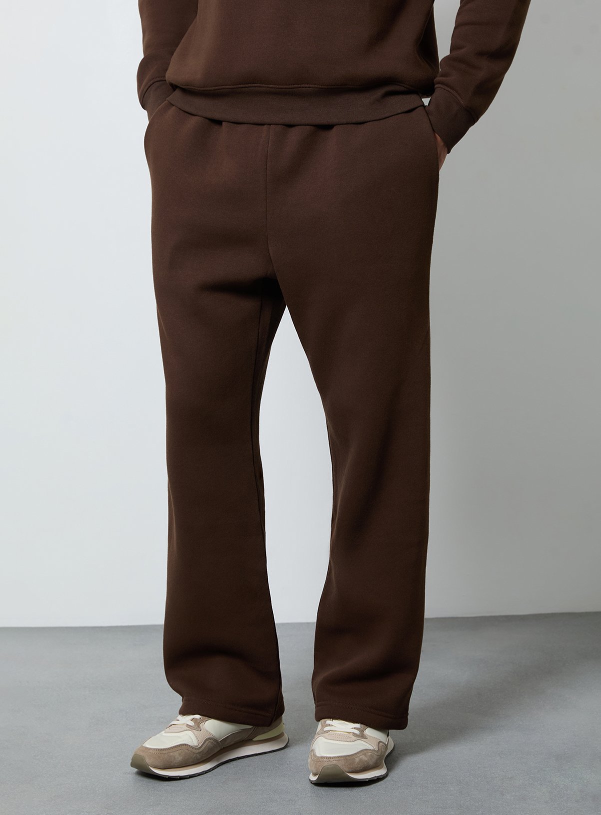 BURTON Brown Straight Leg Joggers 