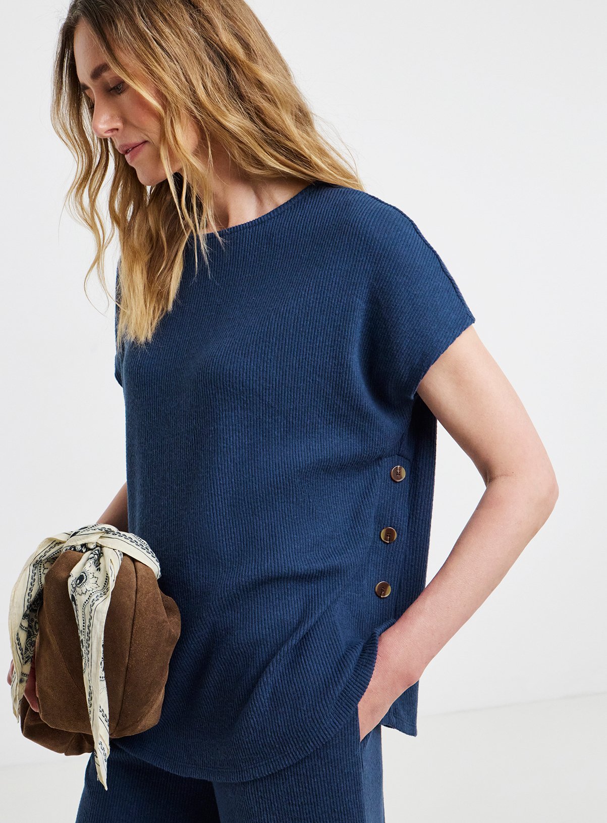 JD WILLIAMS Button Side Top 