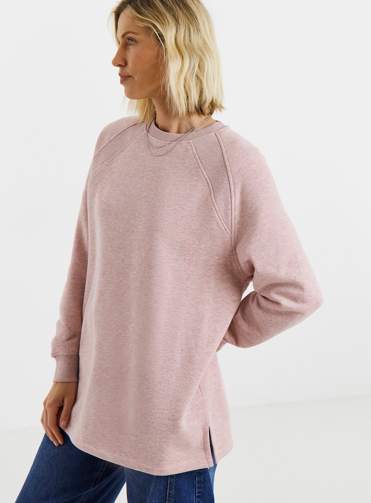 JD WILLIAMS Crew Longline Sweatshirt 