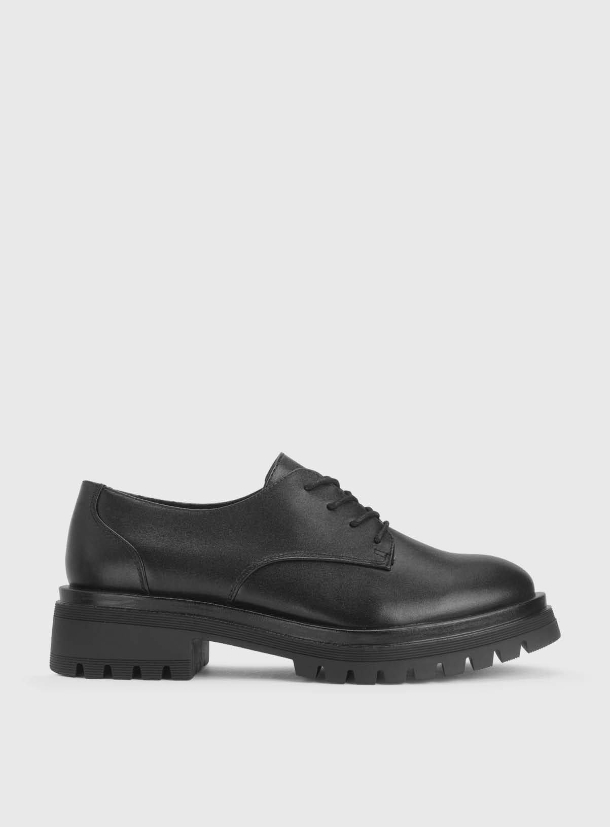 START-RITE Barcelona Black Leather Girls Lace Up Angry Angels School Shoes 