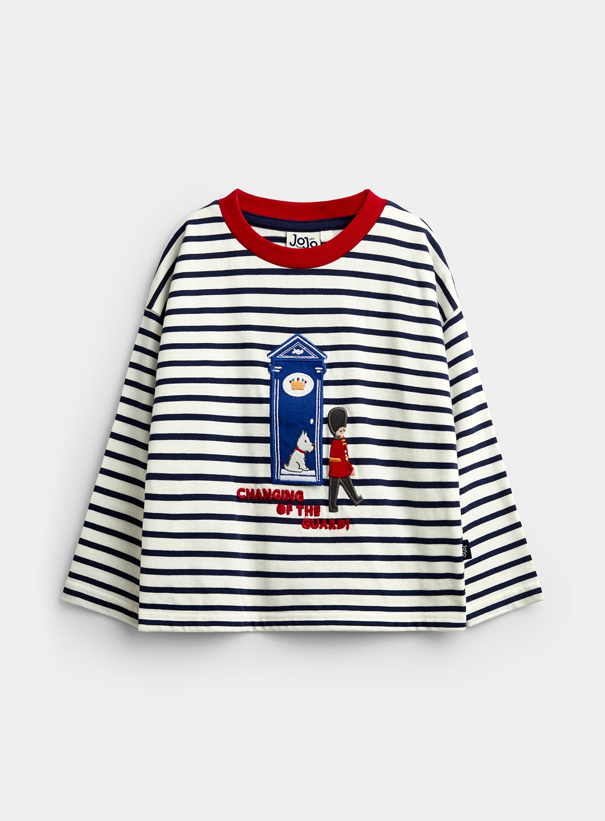 JOJO MAMAN BÉBÉ London Guard Applique Flap Top Cream 