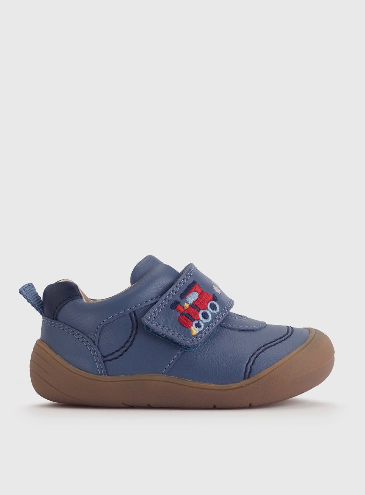 START-RITE Harvest Denim Blue Leather First Walking Shoe 