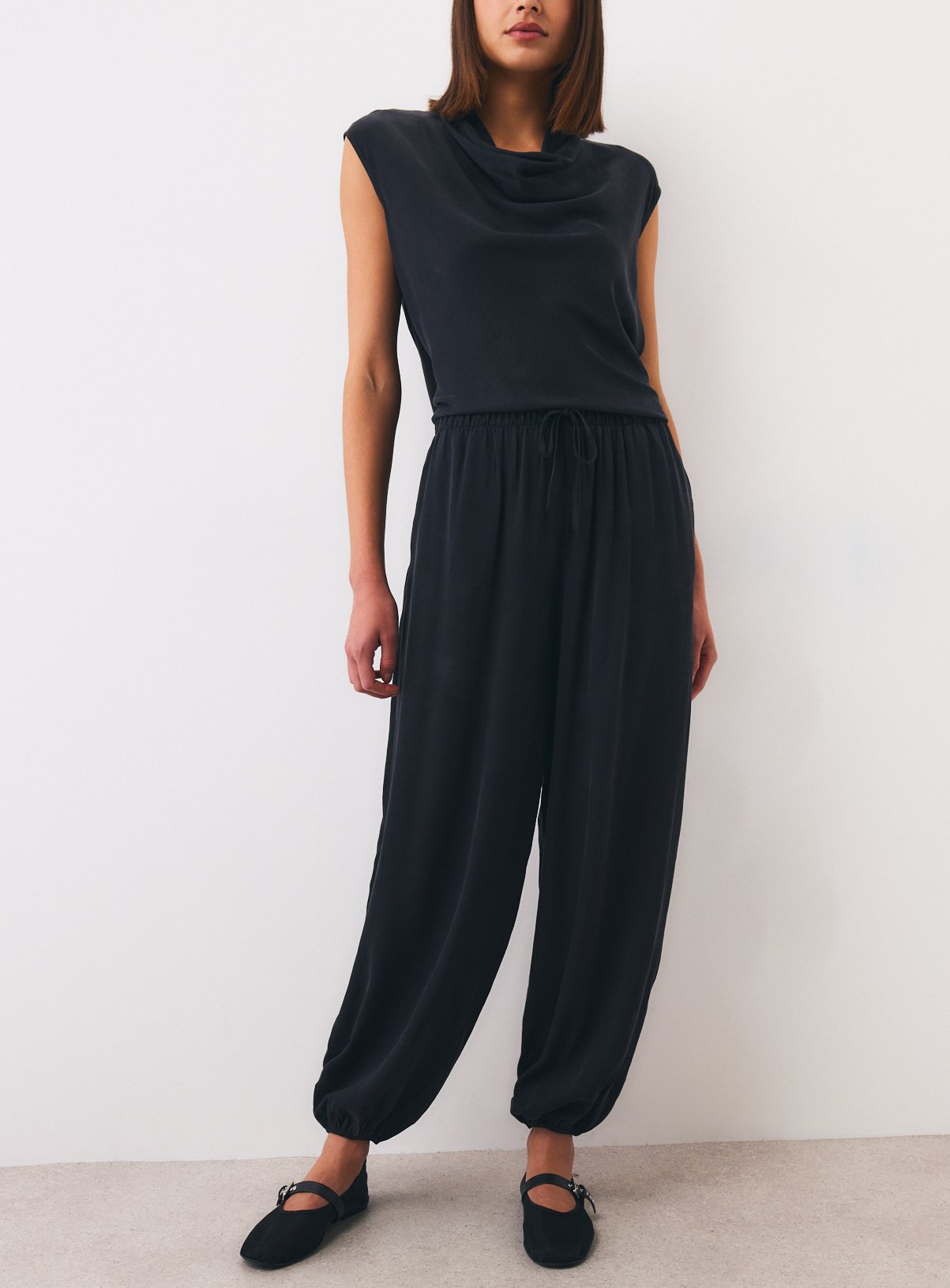 Sandwash Balloon Leg Trousers 