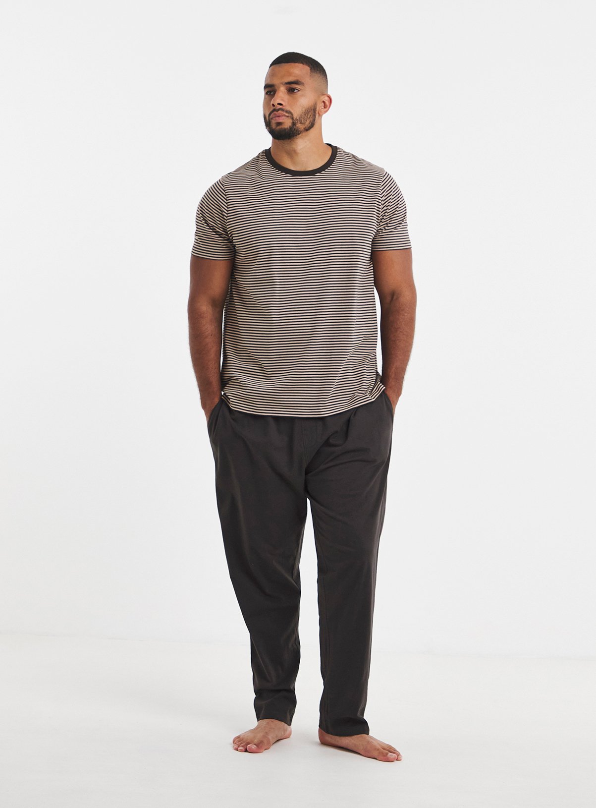 JACAMO 2 Pack Stripe Pyjama Set 