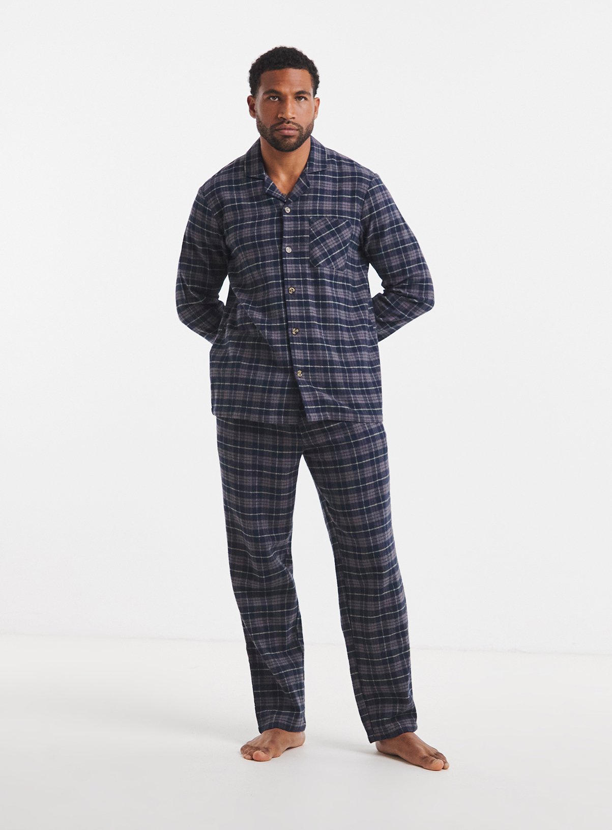 JACAMO Classic Check Woven Pyjama Set 