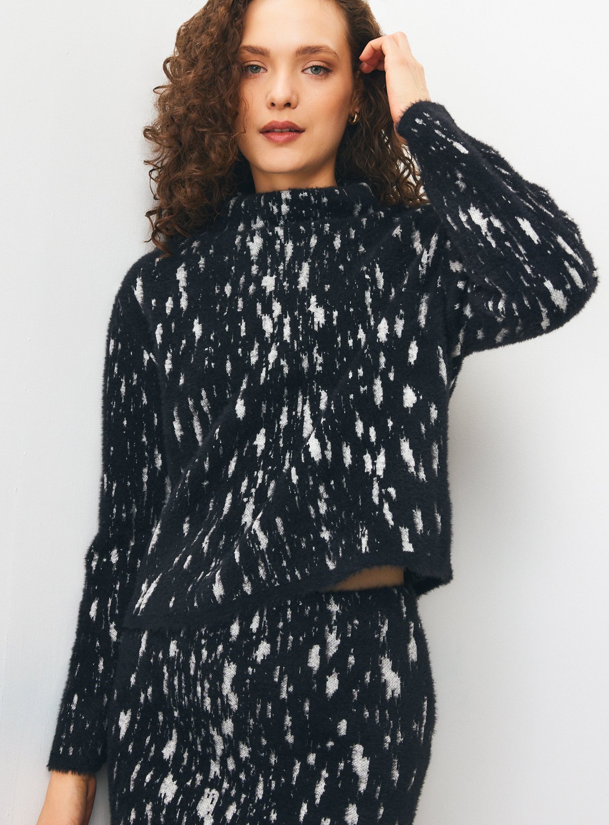 Animal Eyelash Jumper Co-ord 