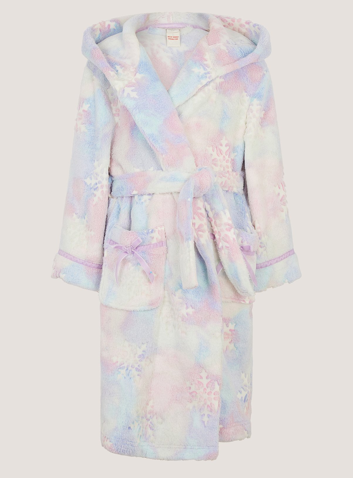 MONSOON Glow in The Dark Snowflake Dressing Gown 