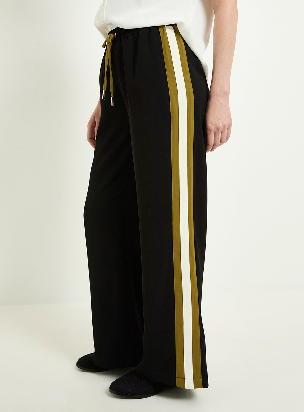WALLIS Side Stripe Drawstring Trousers 