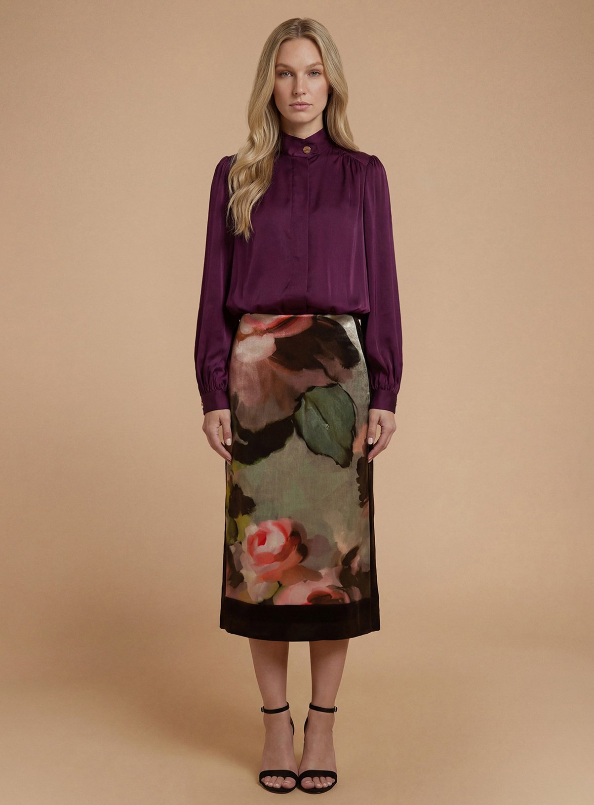 OASIS Satin Back Crepe Funnel Neck Jacket 