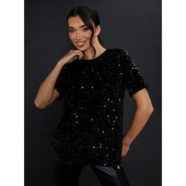 DOROTHY PERKINS Sequin T-Shirt