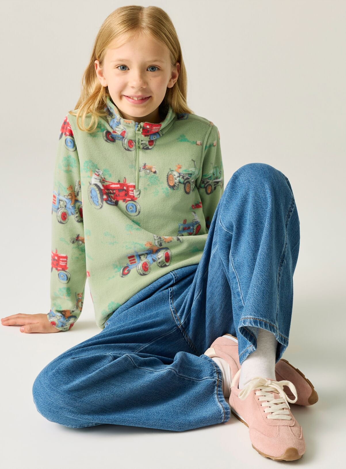 REGATTA Cath Kidston Junior Half Zip Fleece 3-4 Years