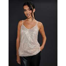 DOROTHY PERKINS Sequin Strappy Cami