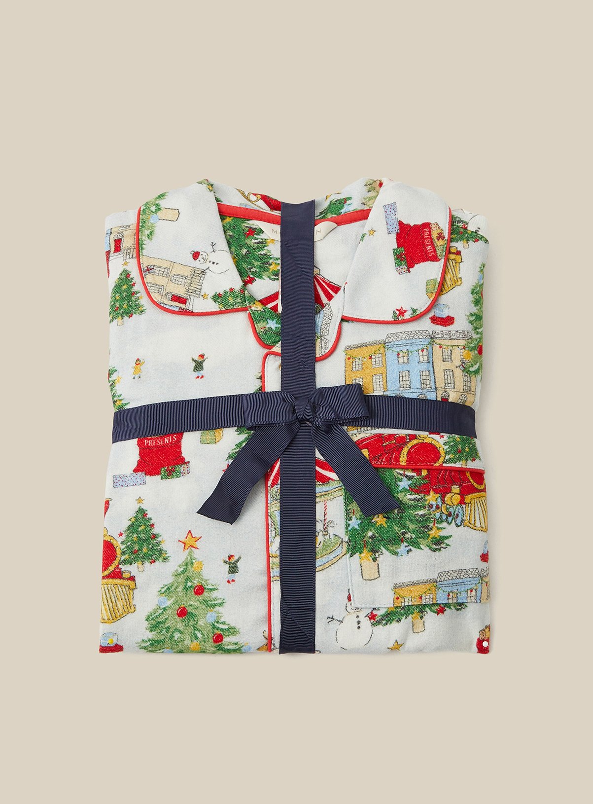 MONSOON Christmas Tree Long Pyjamas Set 