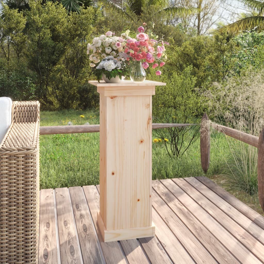 Walplus Solid Wood Flower Stand - 40 x 40 x 90 cm