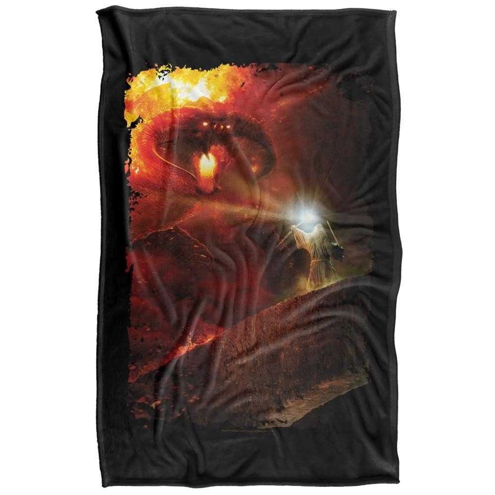 The Lord Of The Rings You Shall Not Pass Soft Touch Blanket - 147cm x 91cm
