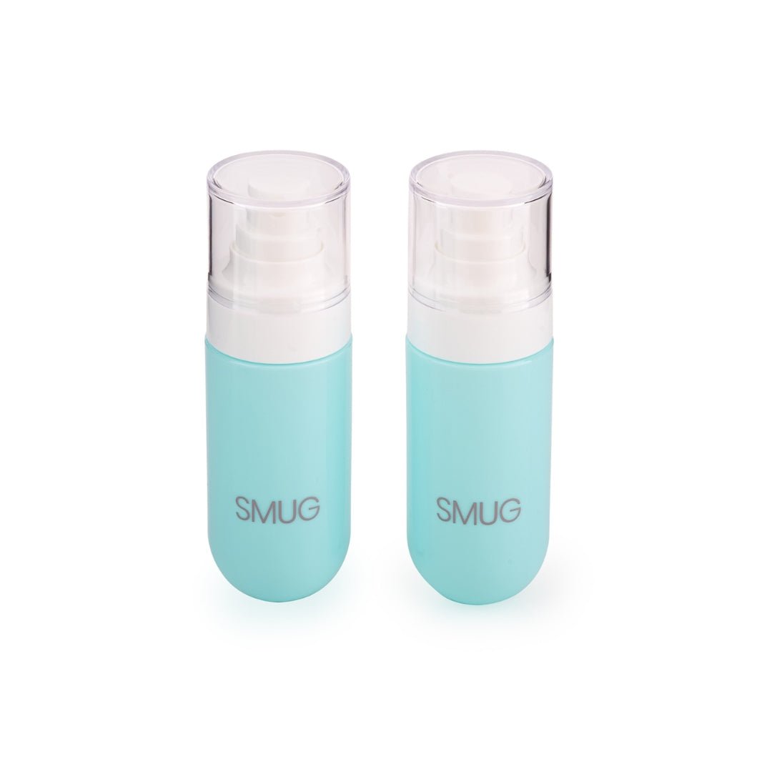 SMUG Plastic Travel Spray Bottle Set - Mint Green