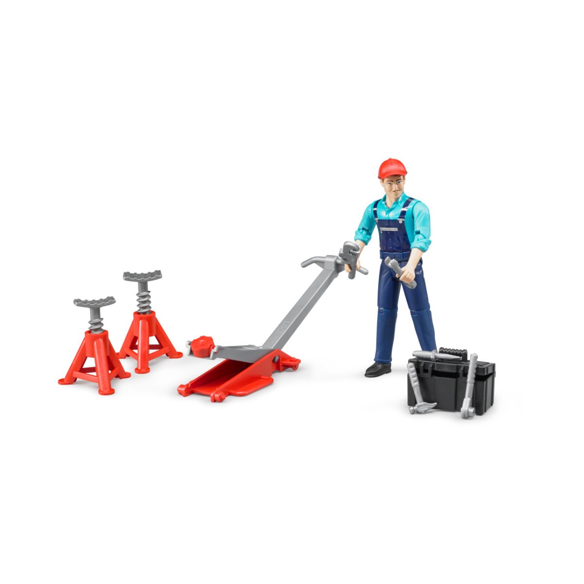 Bruder BWorld Garage Equipment with Figure - Age 3+