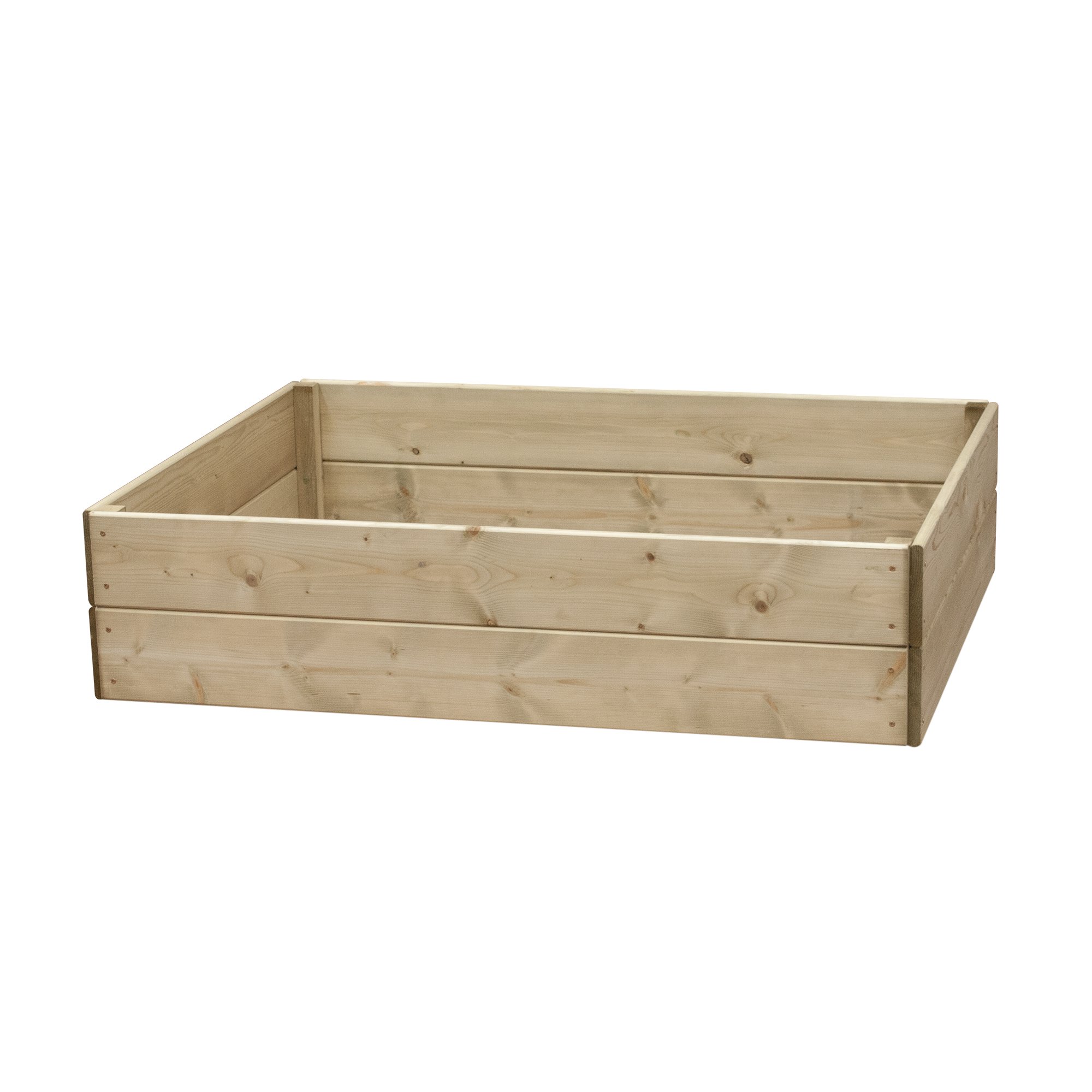 Greena Rectangular Wooden Raised Bed 30 cm High, 90 x 120cm