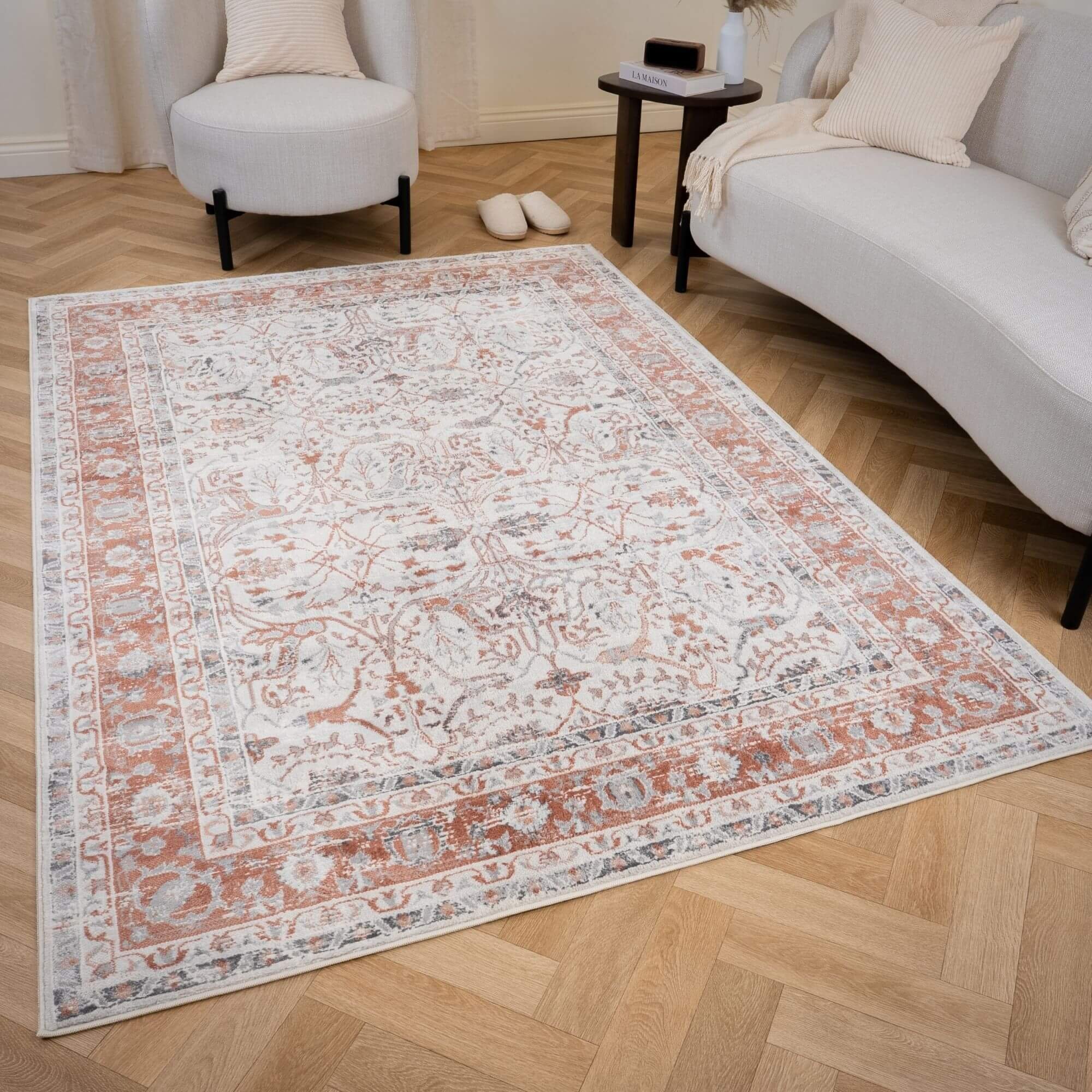 The Rugs Rose Montana Floral Rug - 80 x 150cm