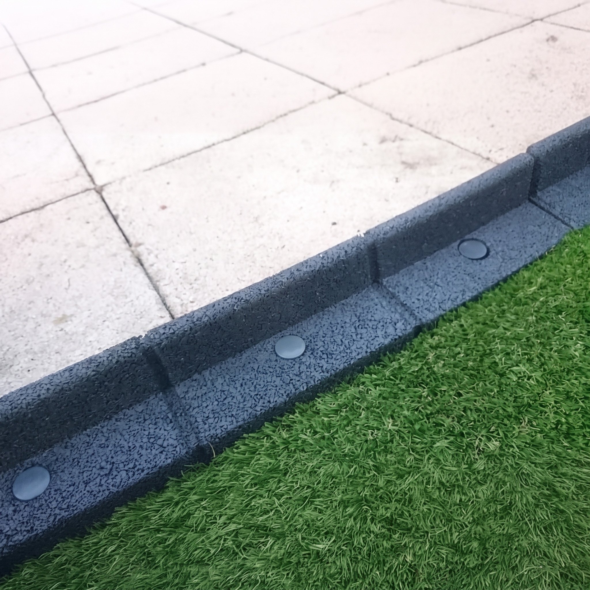 Primrose Flexiborder Flexible Garden Edging for Lawn Border Edge in Grey - 10m