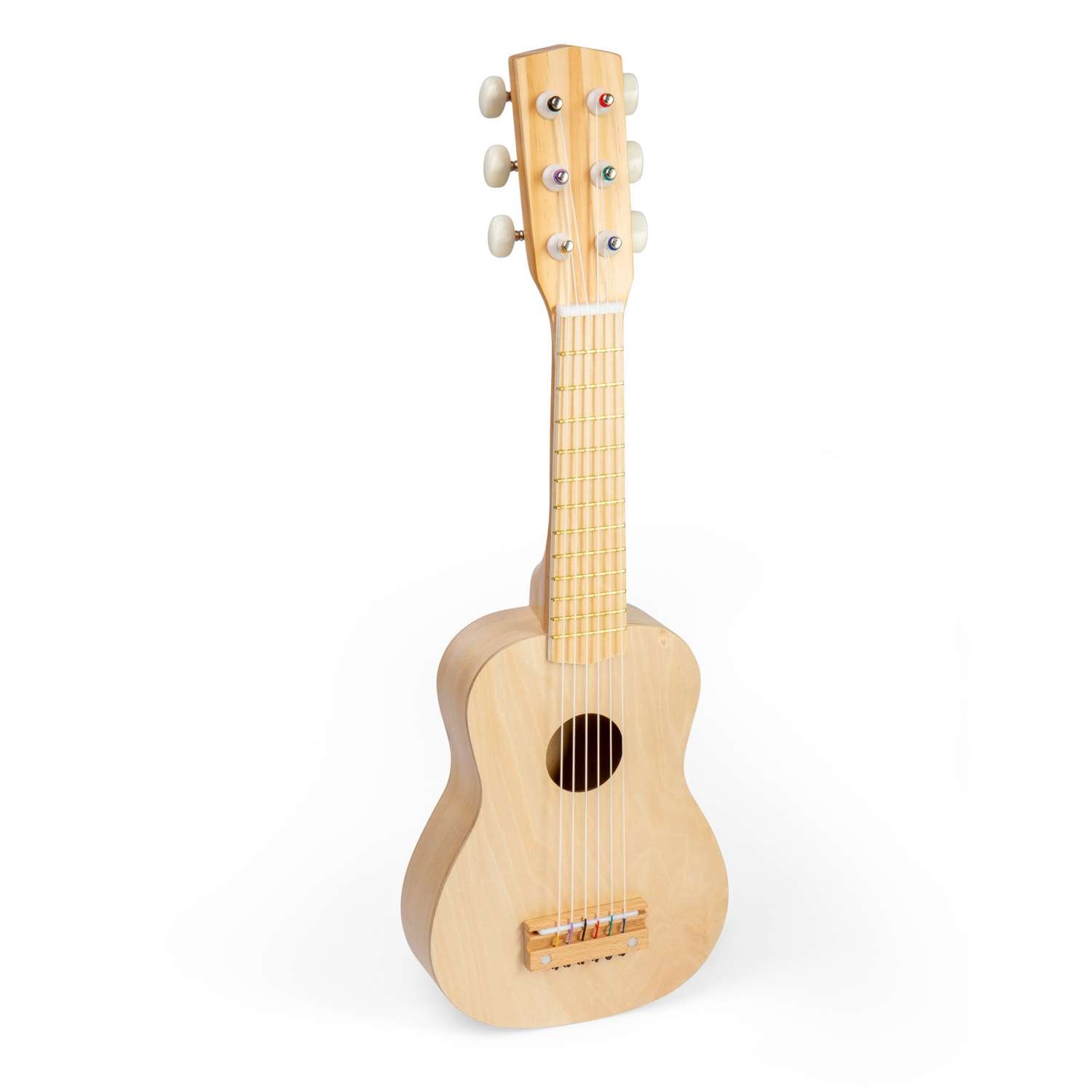 Bigjigs Toys Natural Guitar - 3 Years +