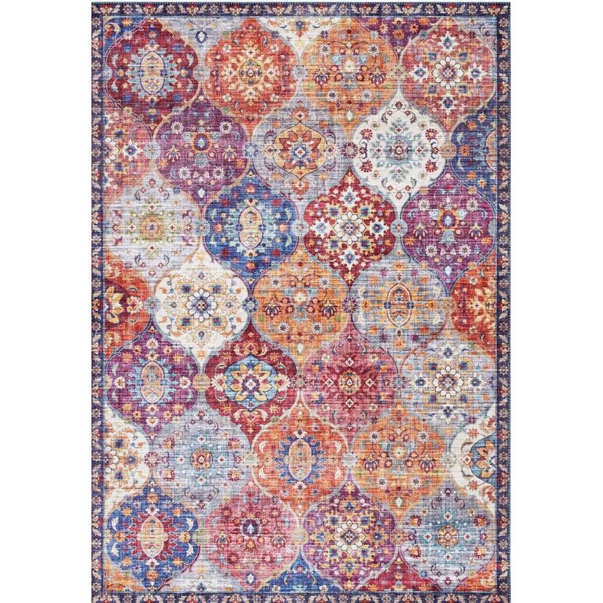 Hanse Home Multicoloured Polka Dot Kashmir Rug - 80 x 150cm