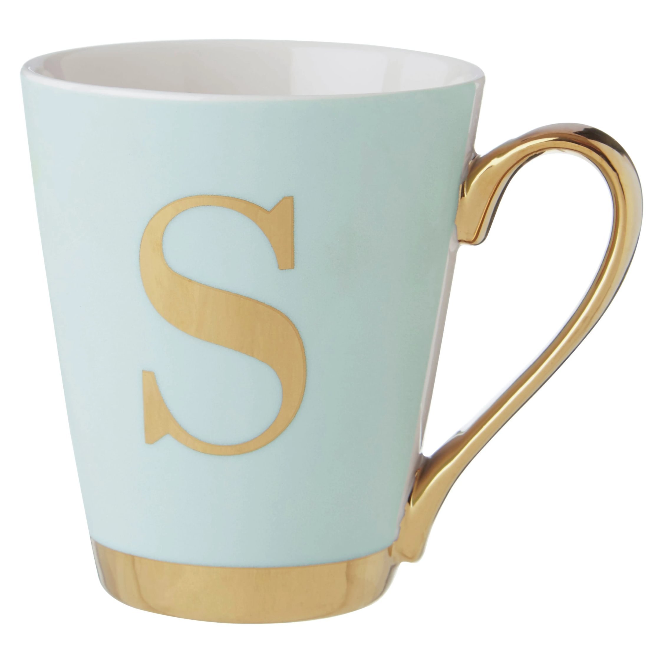 Orsina Mimo Frosted Deco S Monogram Mug – Green