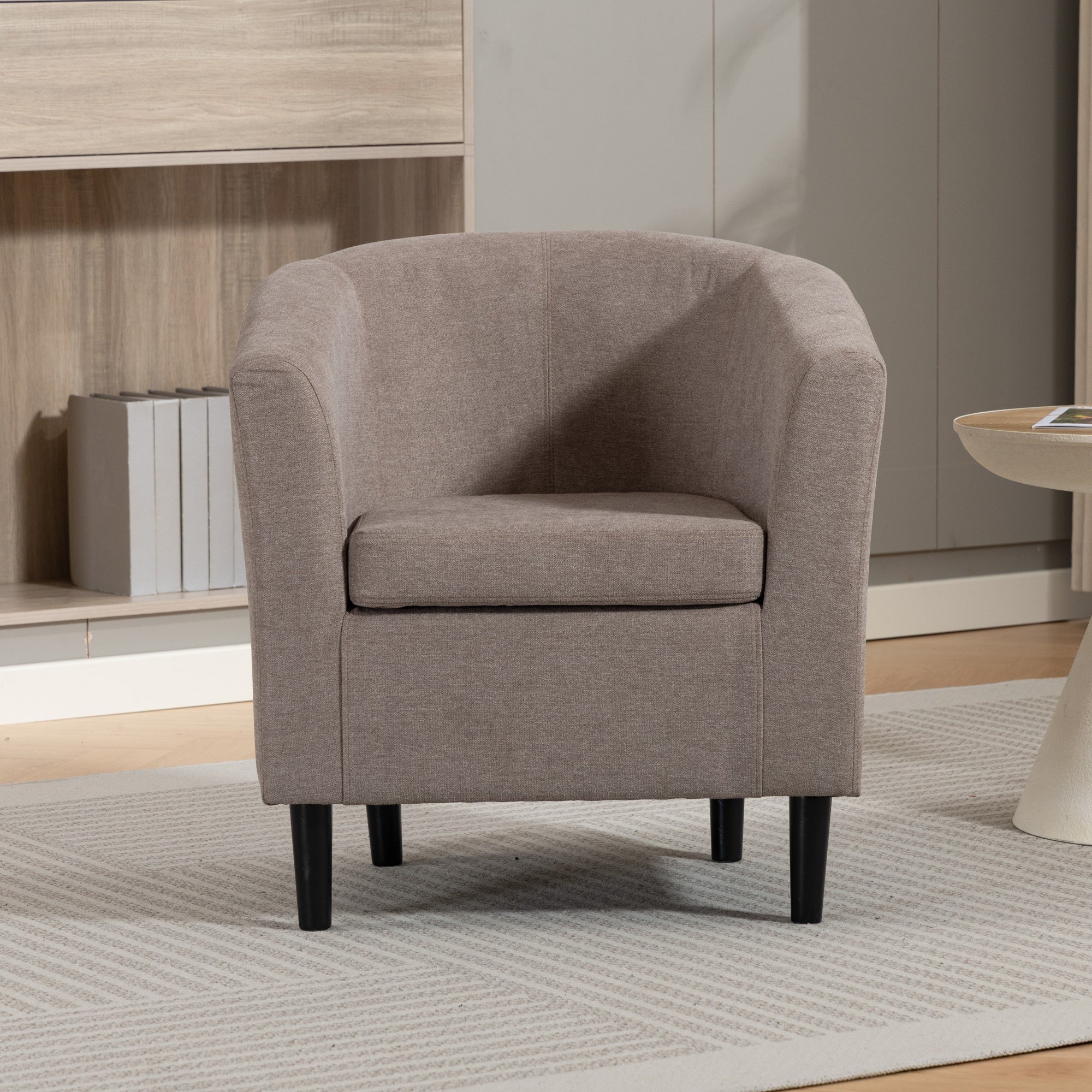Artemis Home Beulah Fabric Accent Chair - Brown