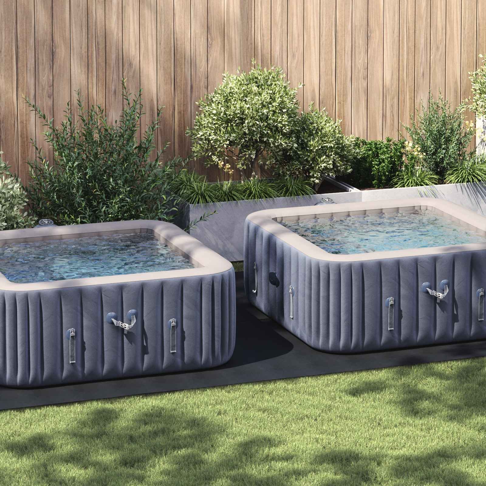 Walplus Pool Ground Cloth - Black - 500 x 250 x 0.1 cm