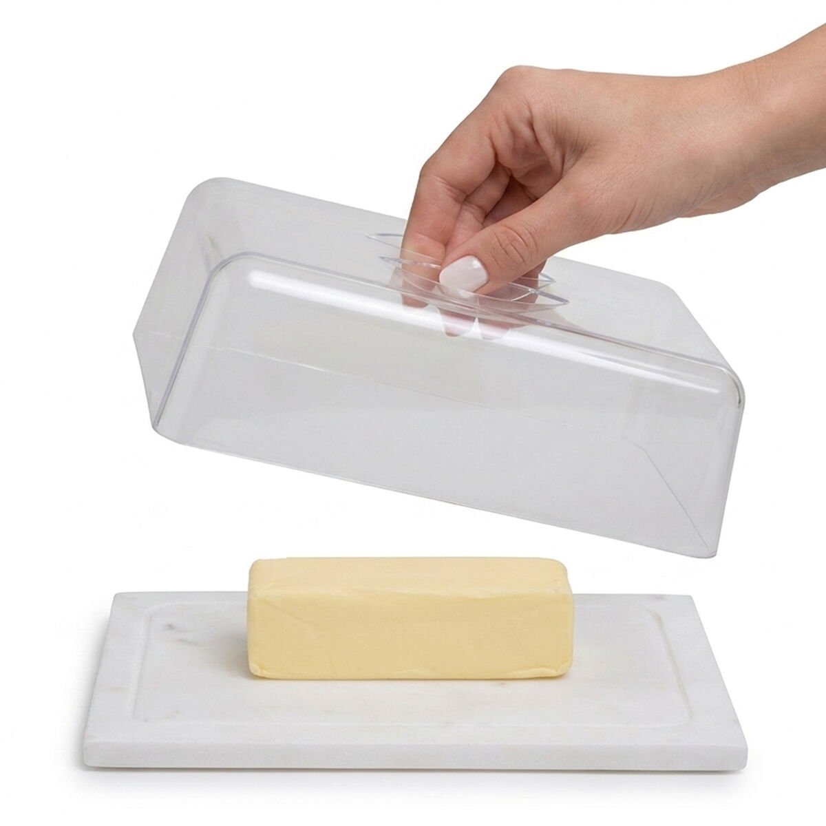 Orsina Kindia Marble Butter Dish with Lid