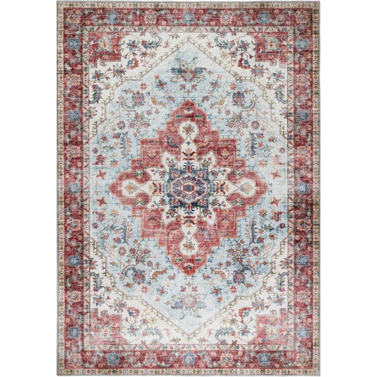The Rugs Red Origins Vintage Rug - 80 x 150cm