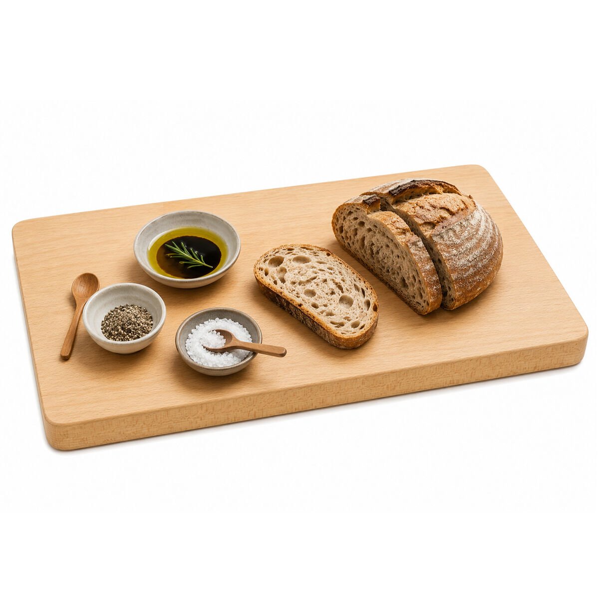 Orsina Lyna Beech Wood Chopping and Serving Board - Natural