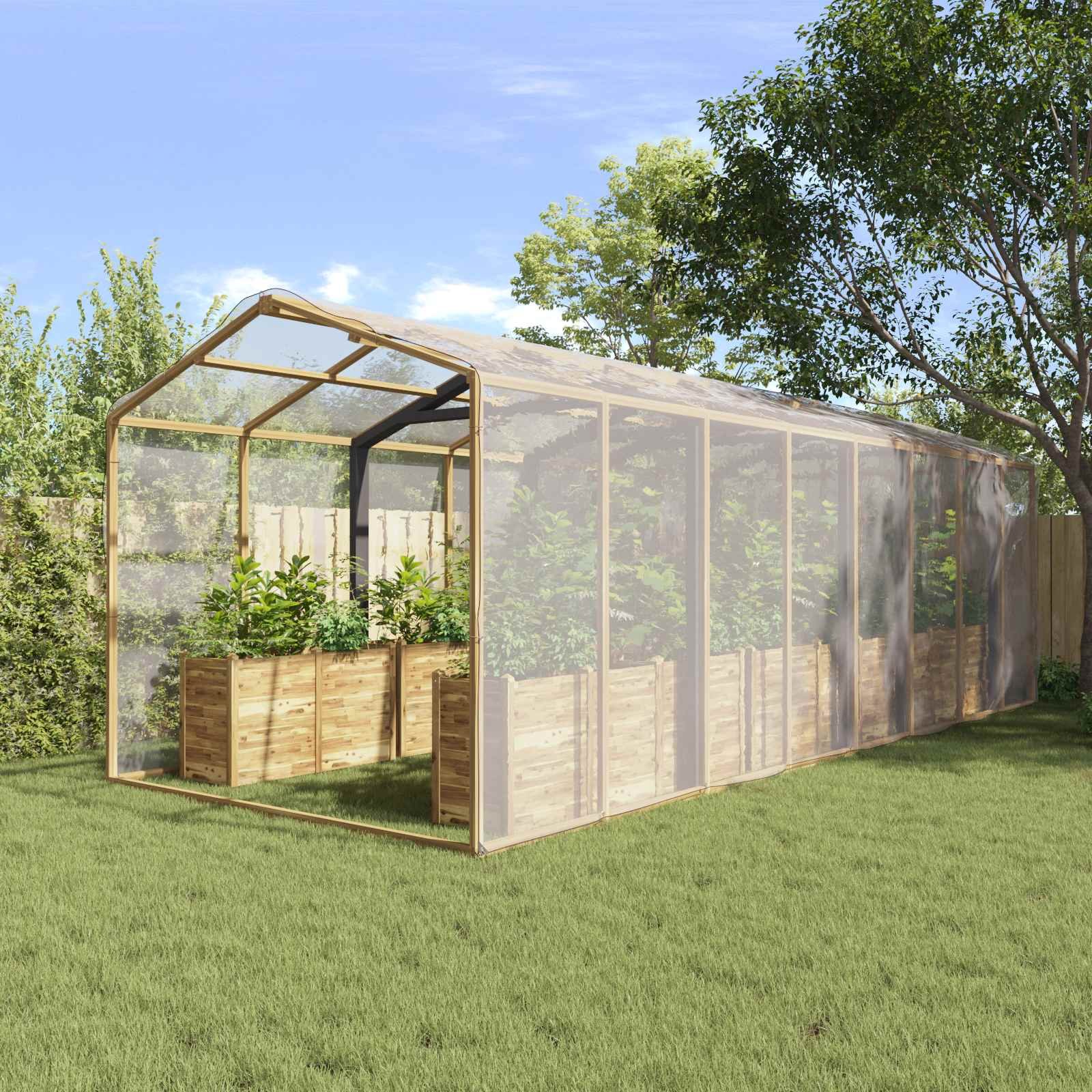 Walplus PE Plant Cover - Transparent - 600 x 800 cm