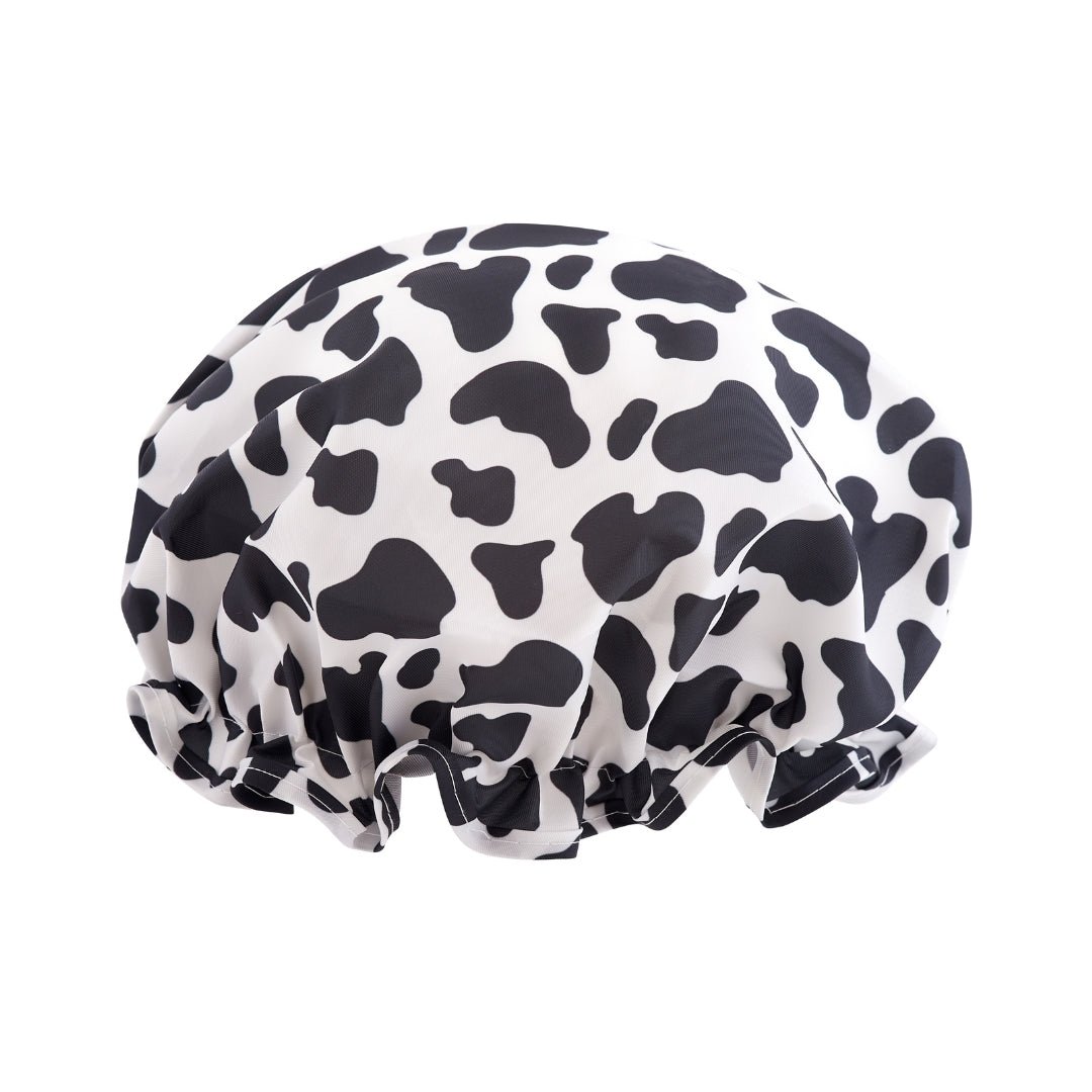 SMUG Shower Cap - Cow Print