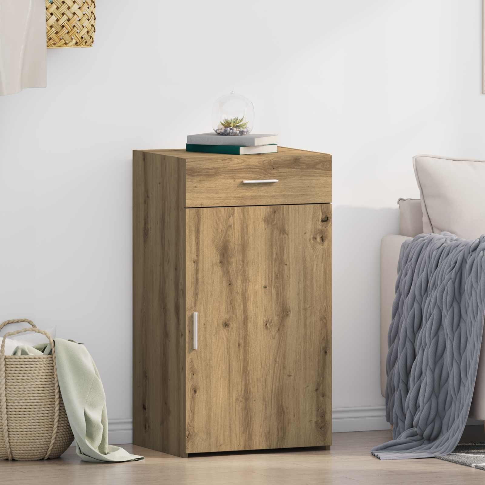 Walplus Sideboard - Artisan Oak - 50 x 42.5 x 93 cm