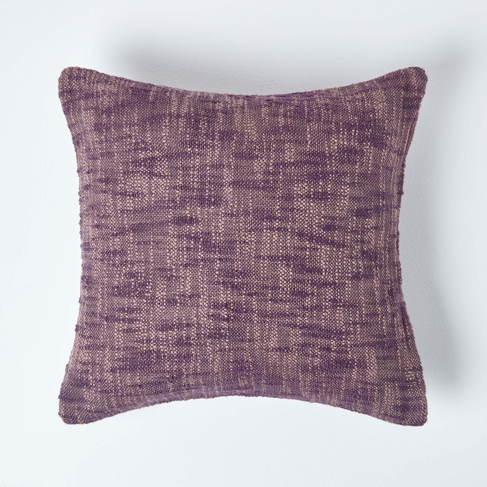 Homescapes Mauve Nirvana Cotton Cushion Cover - 60 x 60 cm