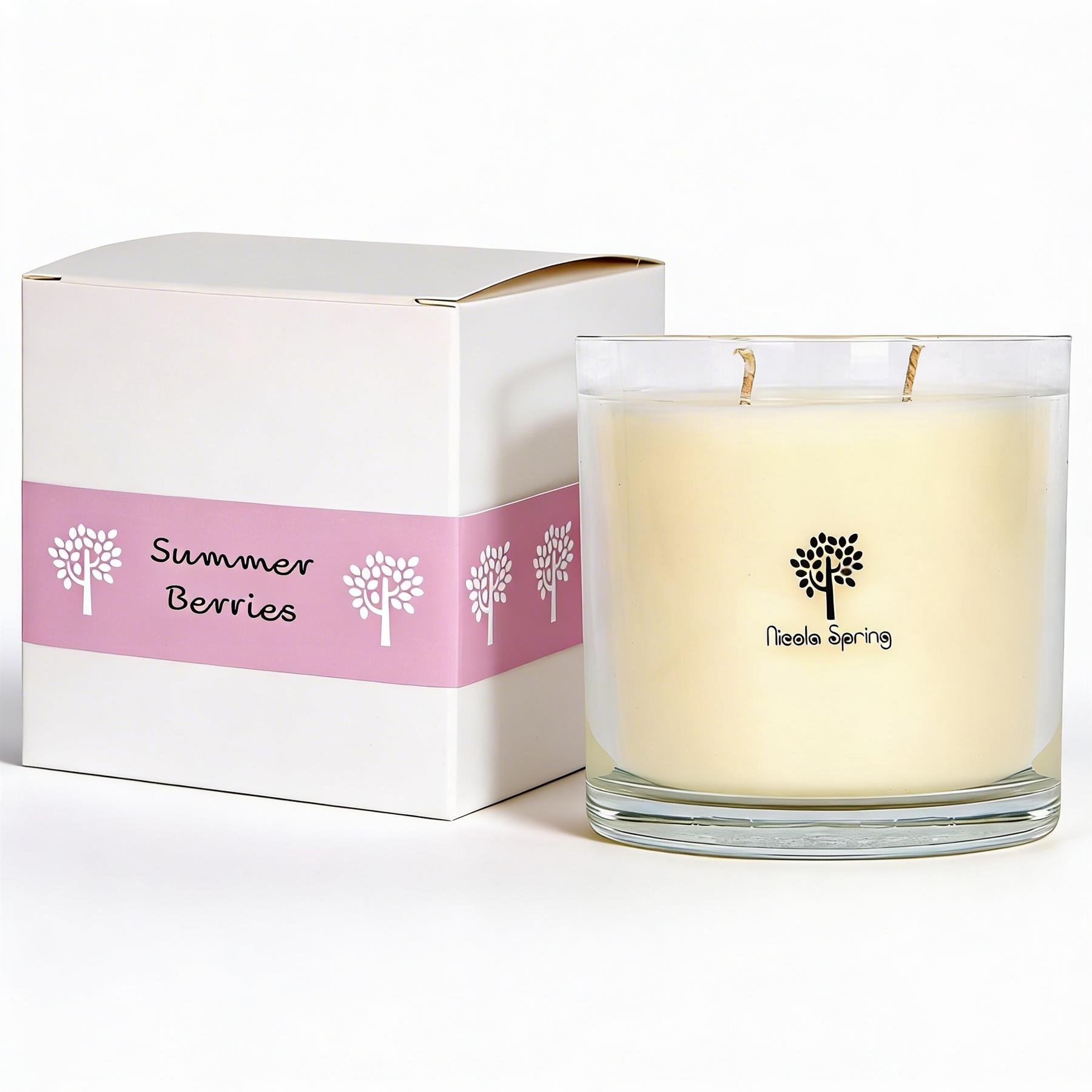 Nicola Spring 400ml Soy Wax Scented Candle - Summer Berries