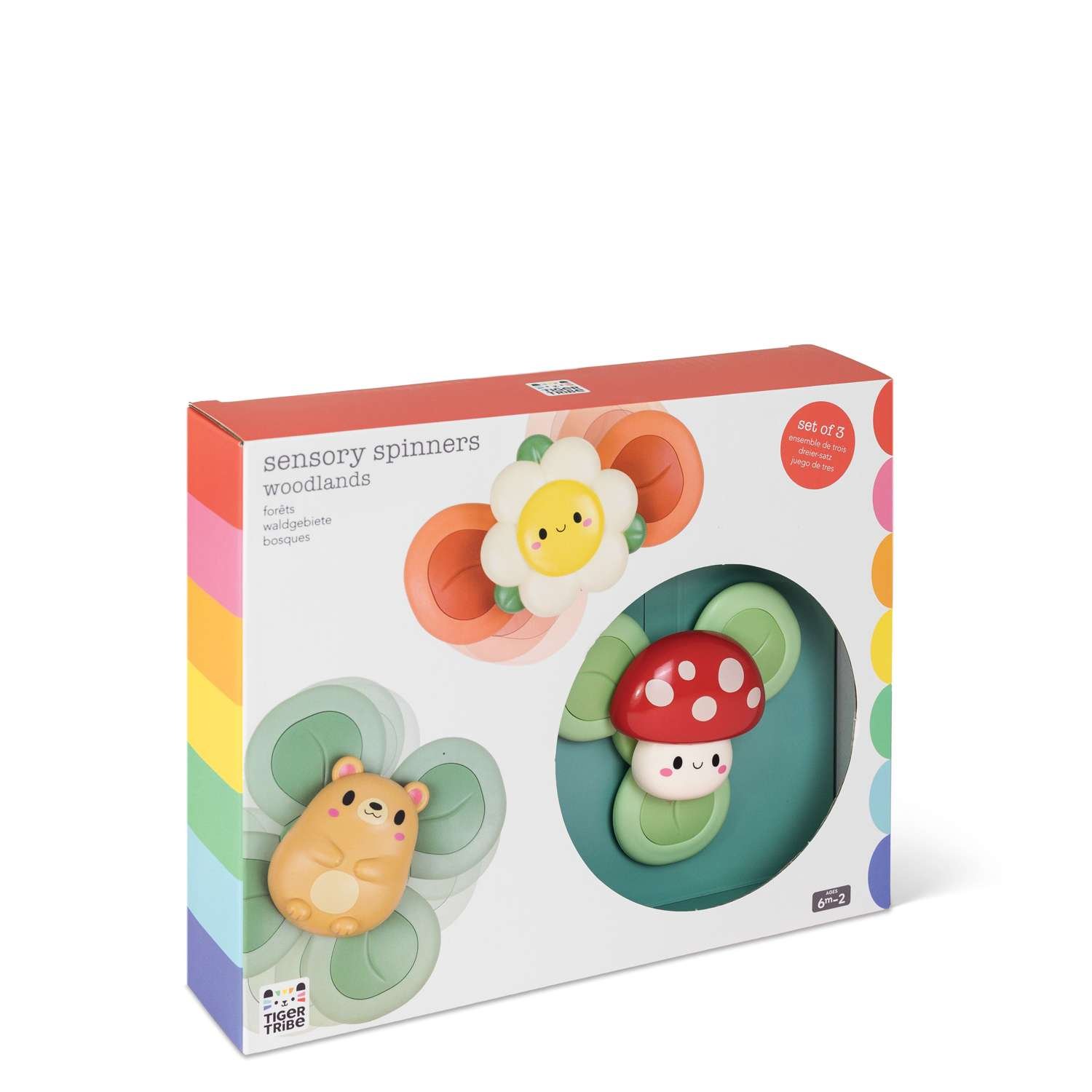 Tiger Tribe Sensory Spinners - Woodlands 6 Months +