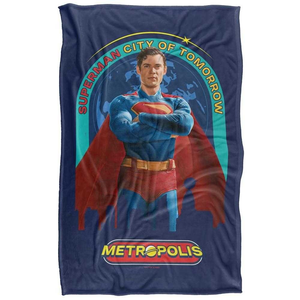 Superman 2025 City Of Tomorrow Blanket - 147cm x 91cm