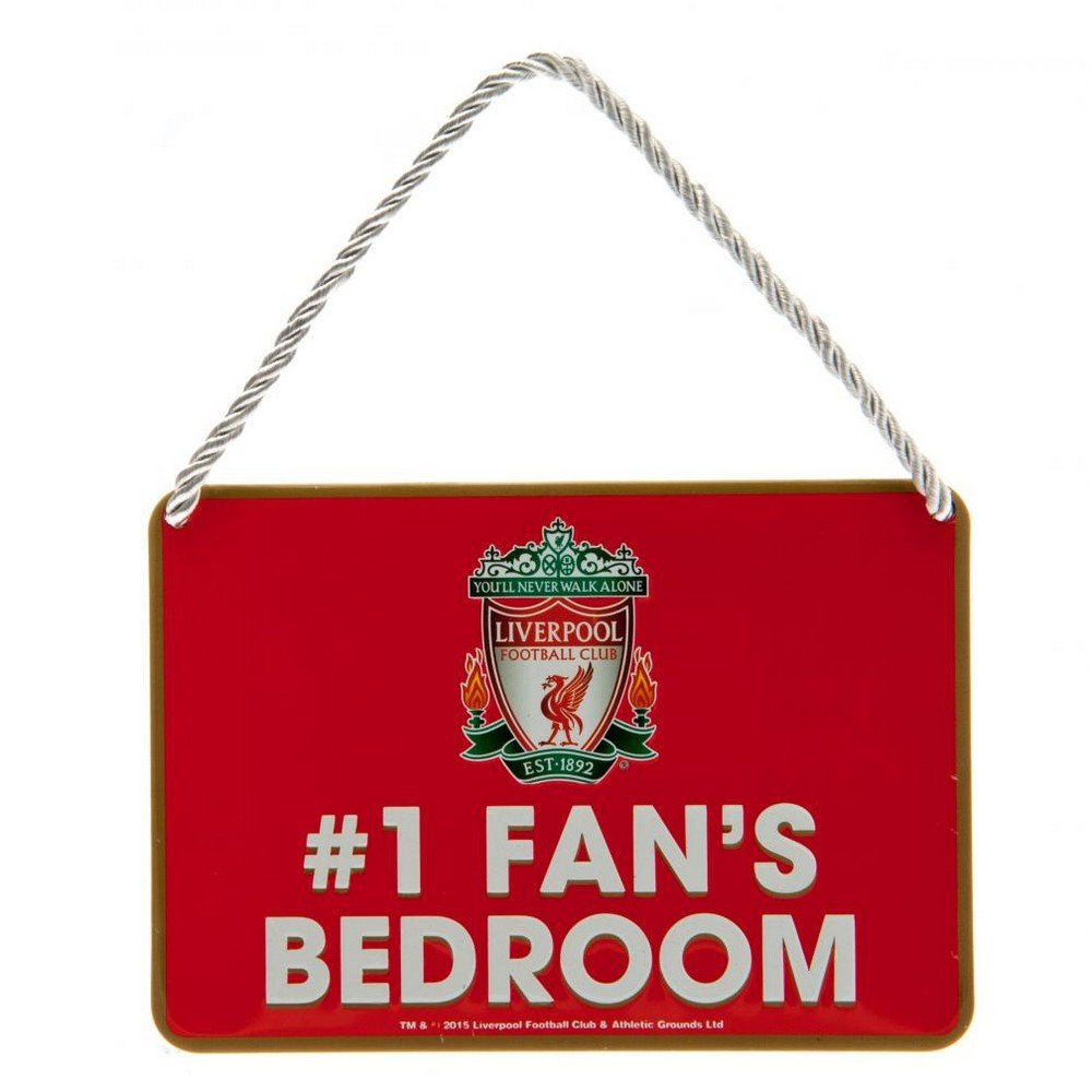Liverpool FC #1 Fans Bedroom Door Sign - Red & White