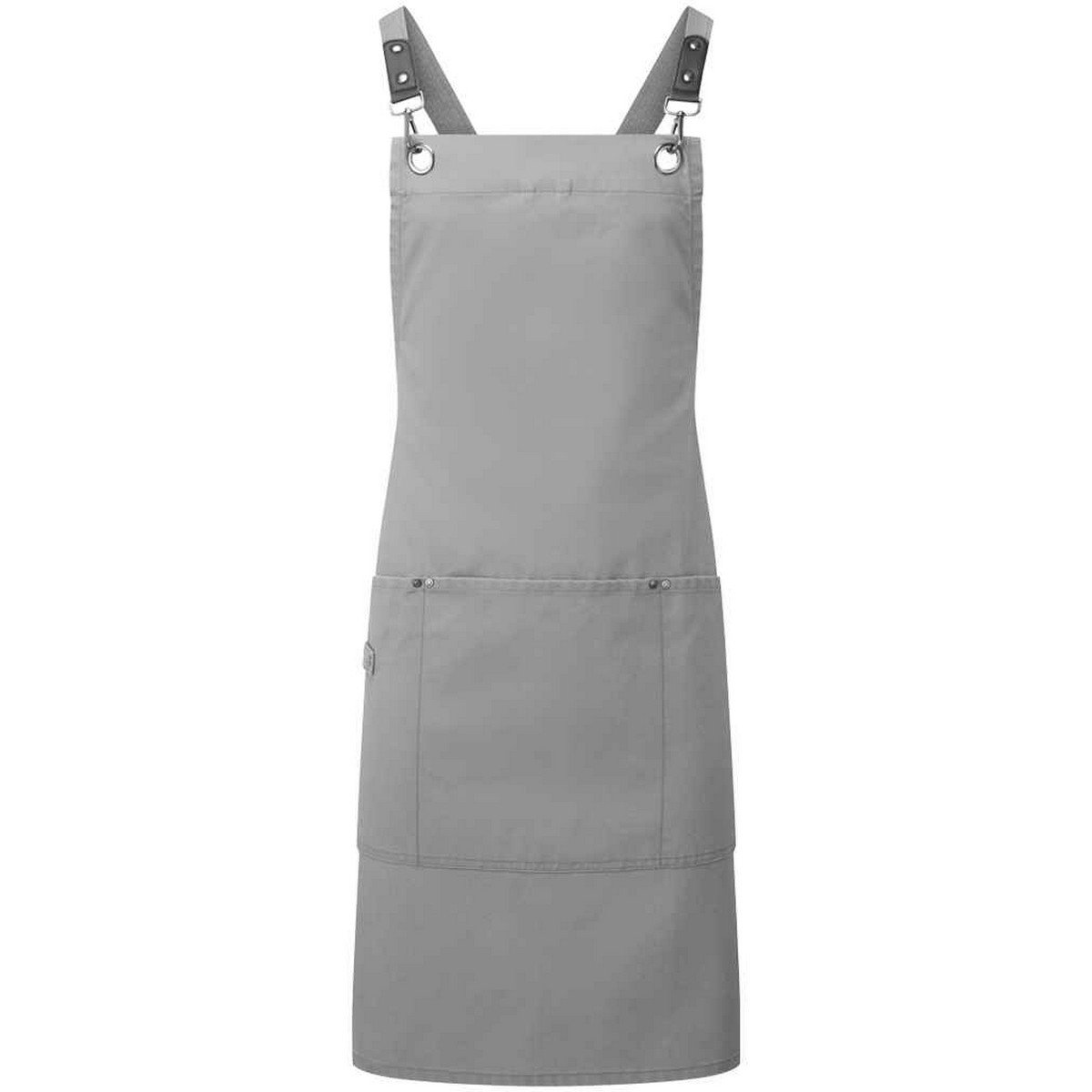 Premier Cross Back Bib Apron - Dark Grey