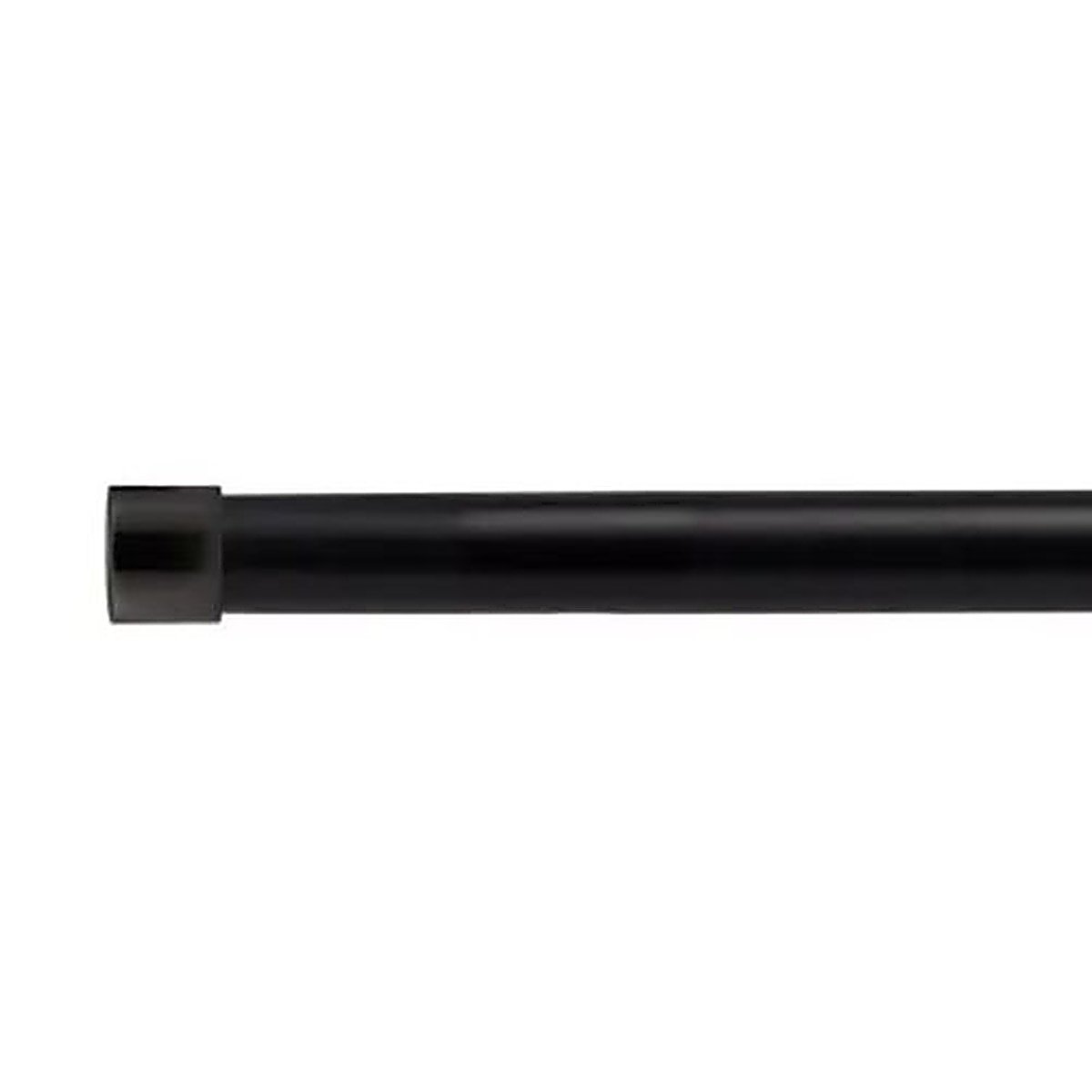 New Edge Blinds 16-19mm Black Stud Eyelet Curtain Pole - 120cm - 210cm