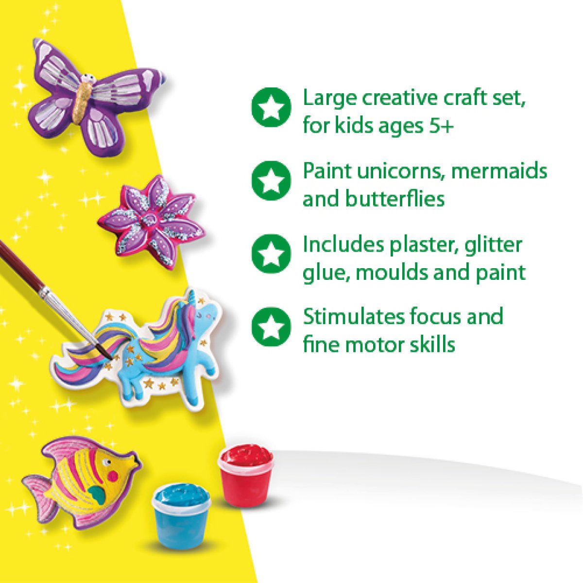 SES Creative Casting & Painting Mega Box- Unicorn and Mermaid