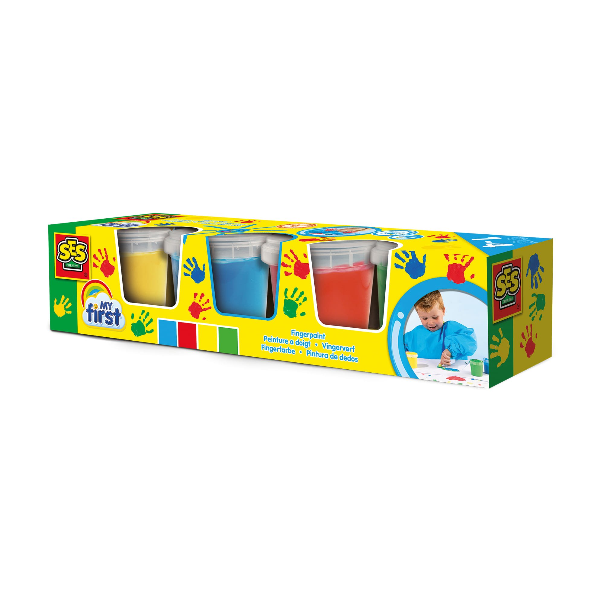 SES Creative My First Finger Paint 4 Piece Craft Set