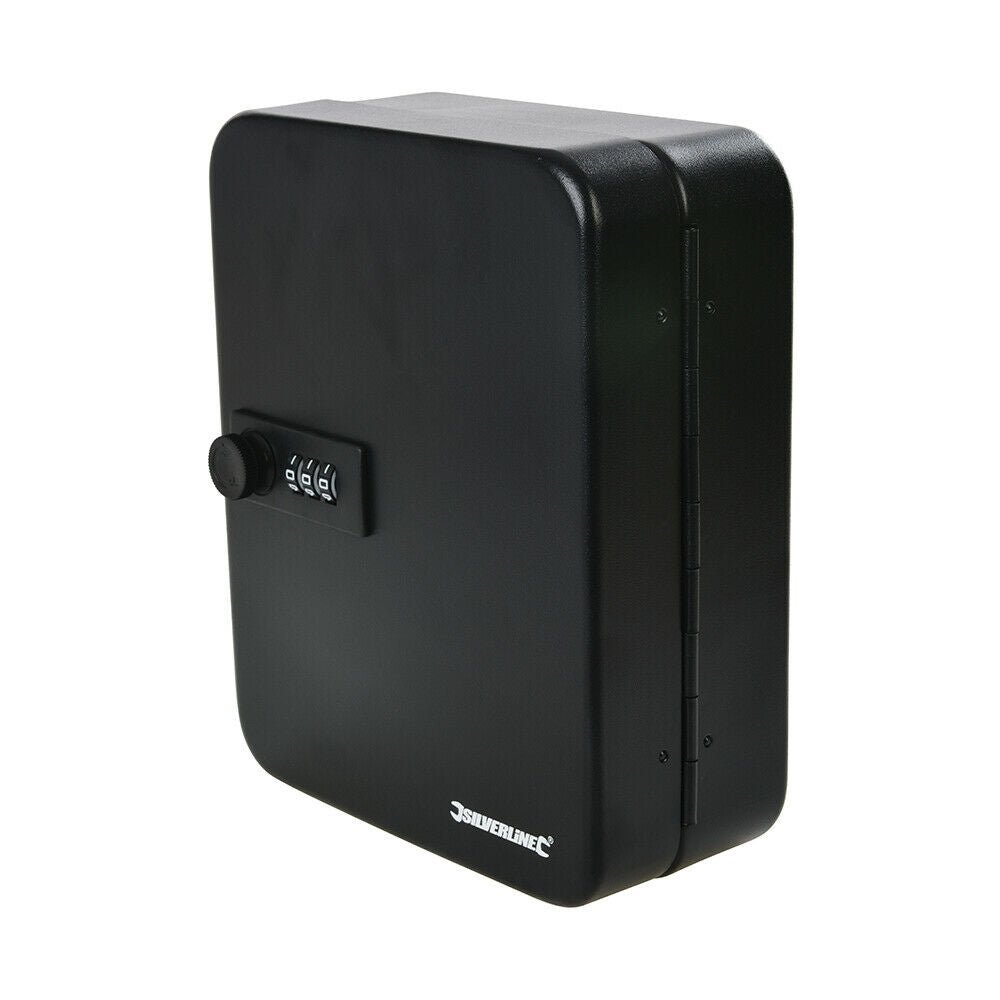 Loops Direct Steel Cash and Valuables Safe Box - Black
