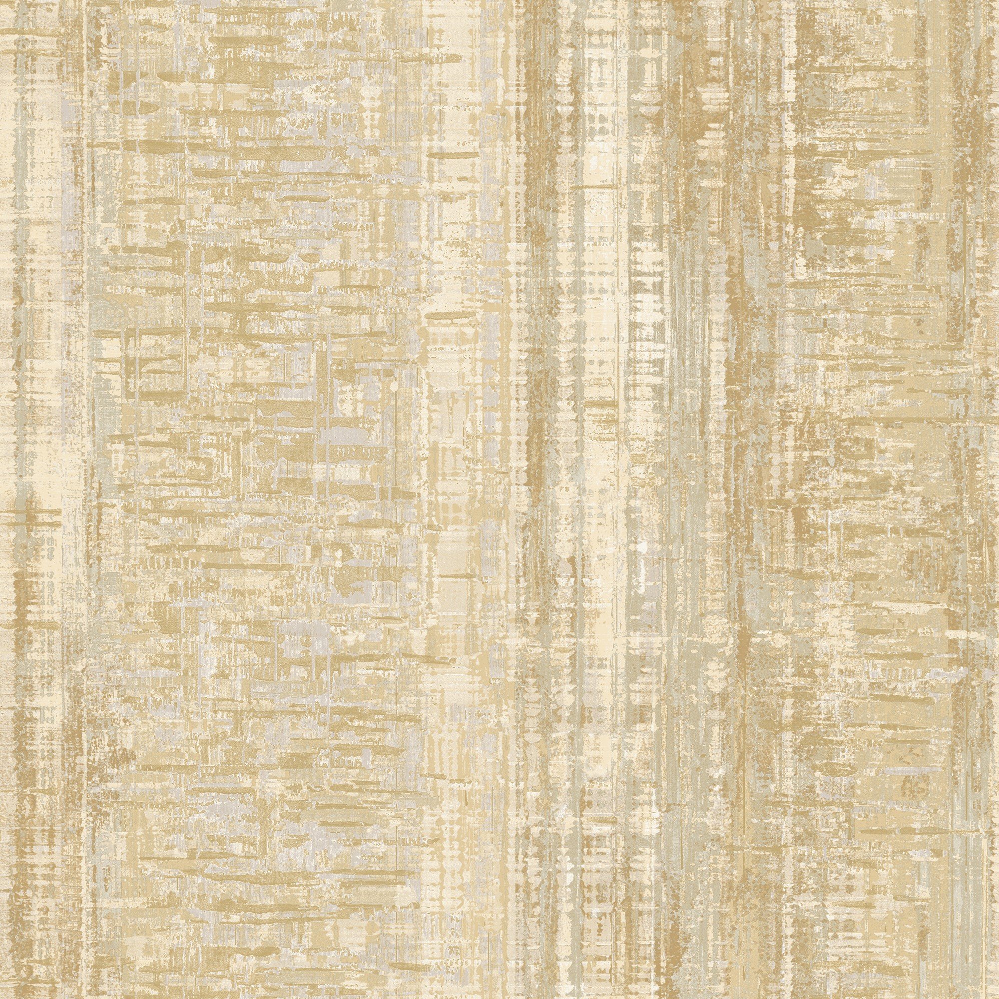 Grandeco Armana Textured Vertical Stone Effect Wallpaper - Gold