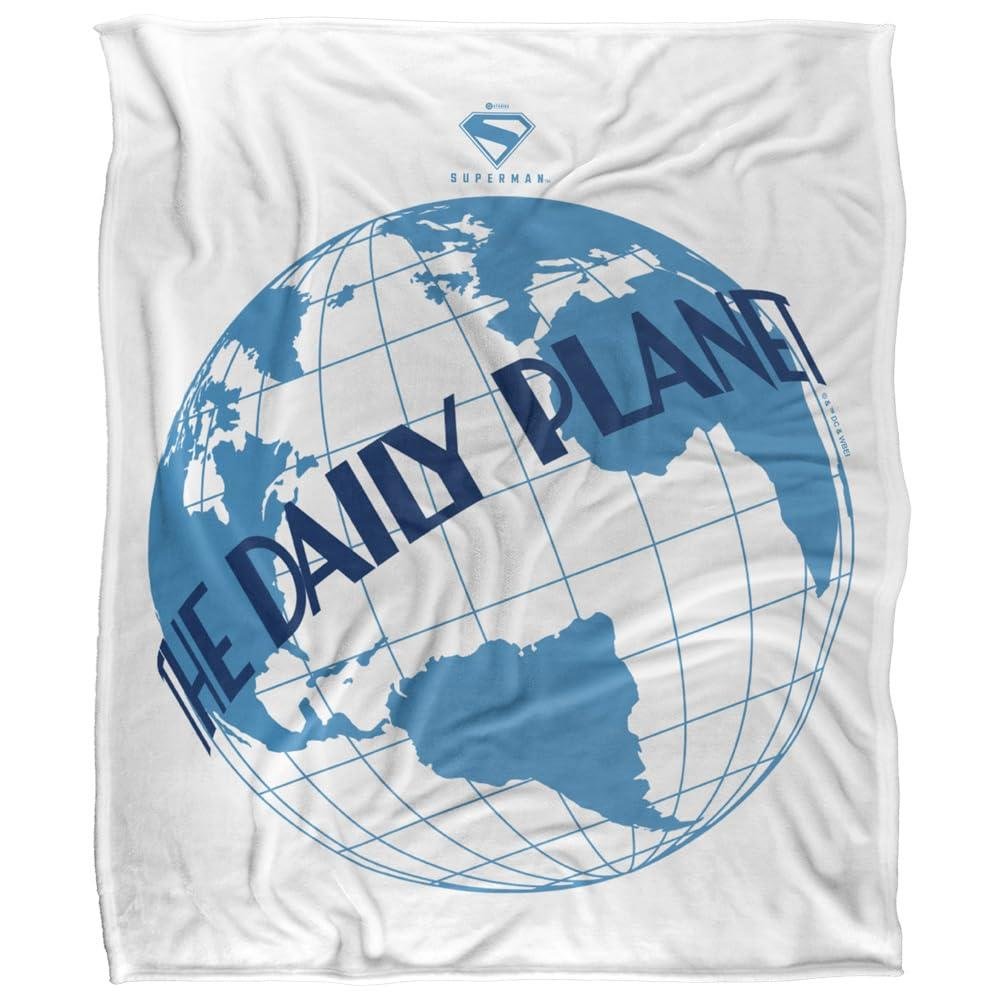Superman The Daily Planet 2025 Soft Touch Blanket - 152cm x 127cm
