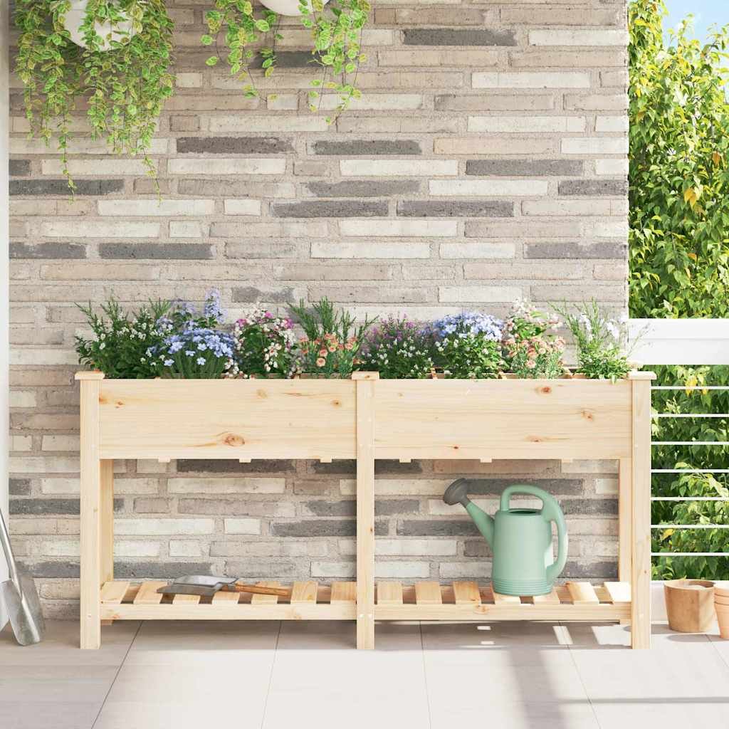 Walplus Firwood Garden Planter - Beige - 161.5 x 45 x 76.5 cm